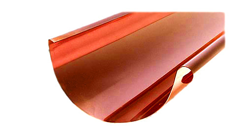 World Gutter Euro-Style Copper Half Round