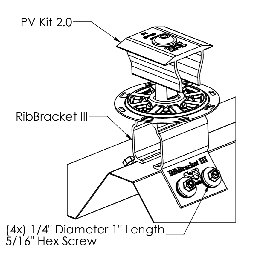 Bracket Rinforcing Rib S-5! RibBracket III – Schafer Metals