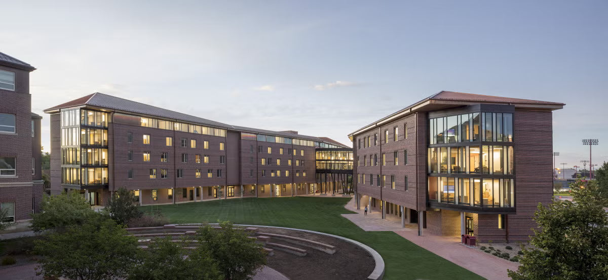 Copper from Schafer Metals on Dimond Family Village Courtyard