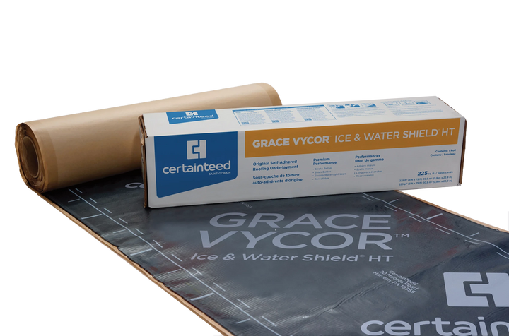 Grace Vycor Ice and Water Shield HT | Underlayment | 225 sqft/roll